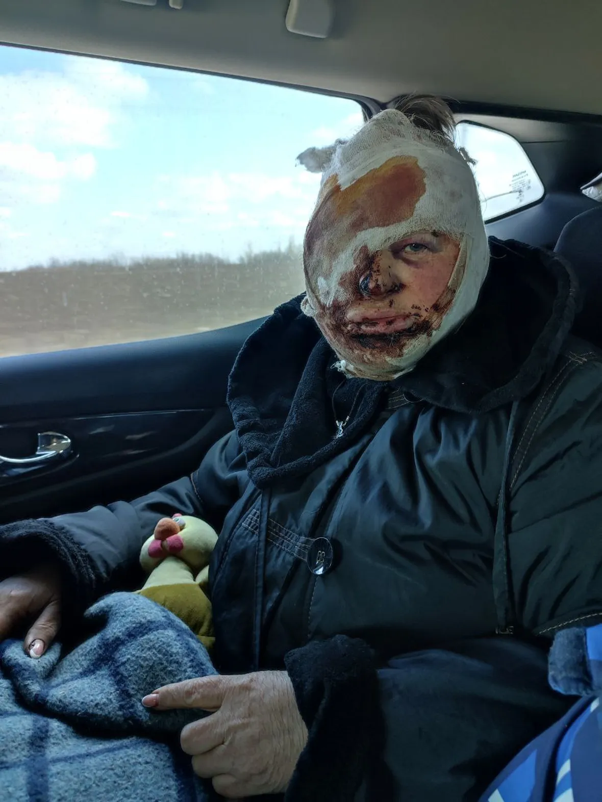 Галина по дорозі від Маріуполя до Запоріжжя