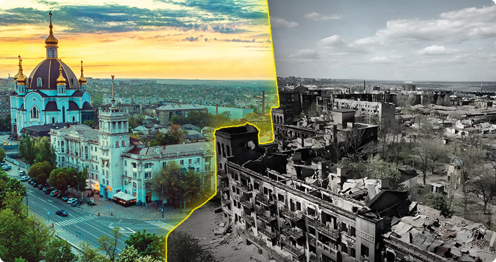 Peaceful quarters in the&nbsp;ruins of war.